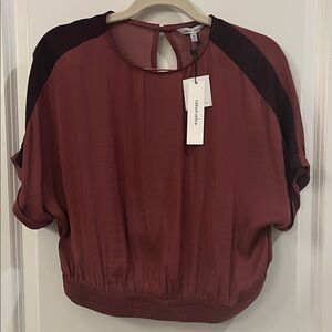 Naked Zebra Wine colored Top